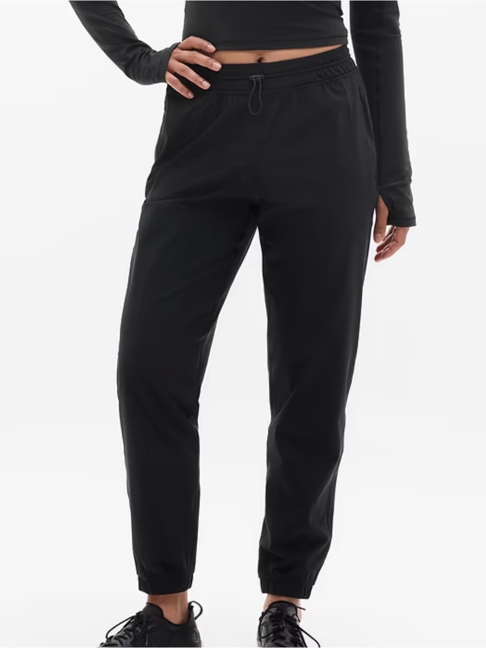 Athleta Black Crosstrain high rise jogger   Pant - Large